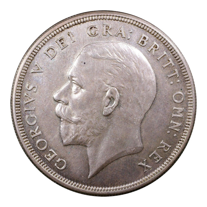 イギリス 1927 ジョージ5世 リースクラウン プルーフ銀貨 発行15,030枚 PCGS PR65