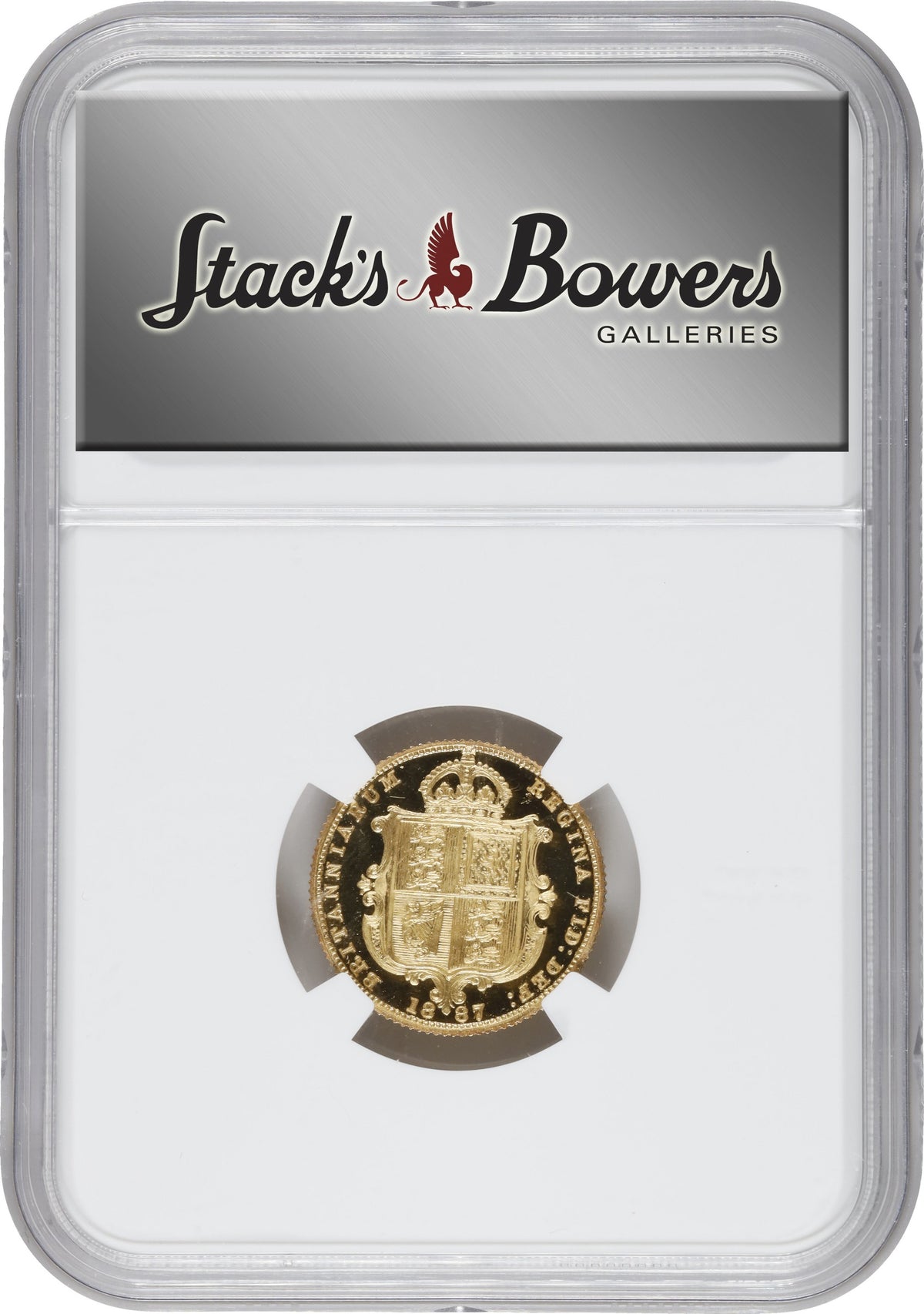 イギリス 1887 ヴィクトリア ハーフソブリン金貨 NGC PR66 ウルトラカメオ
