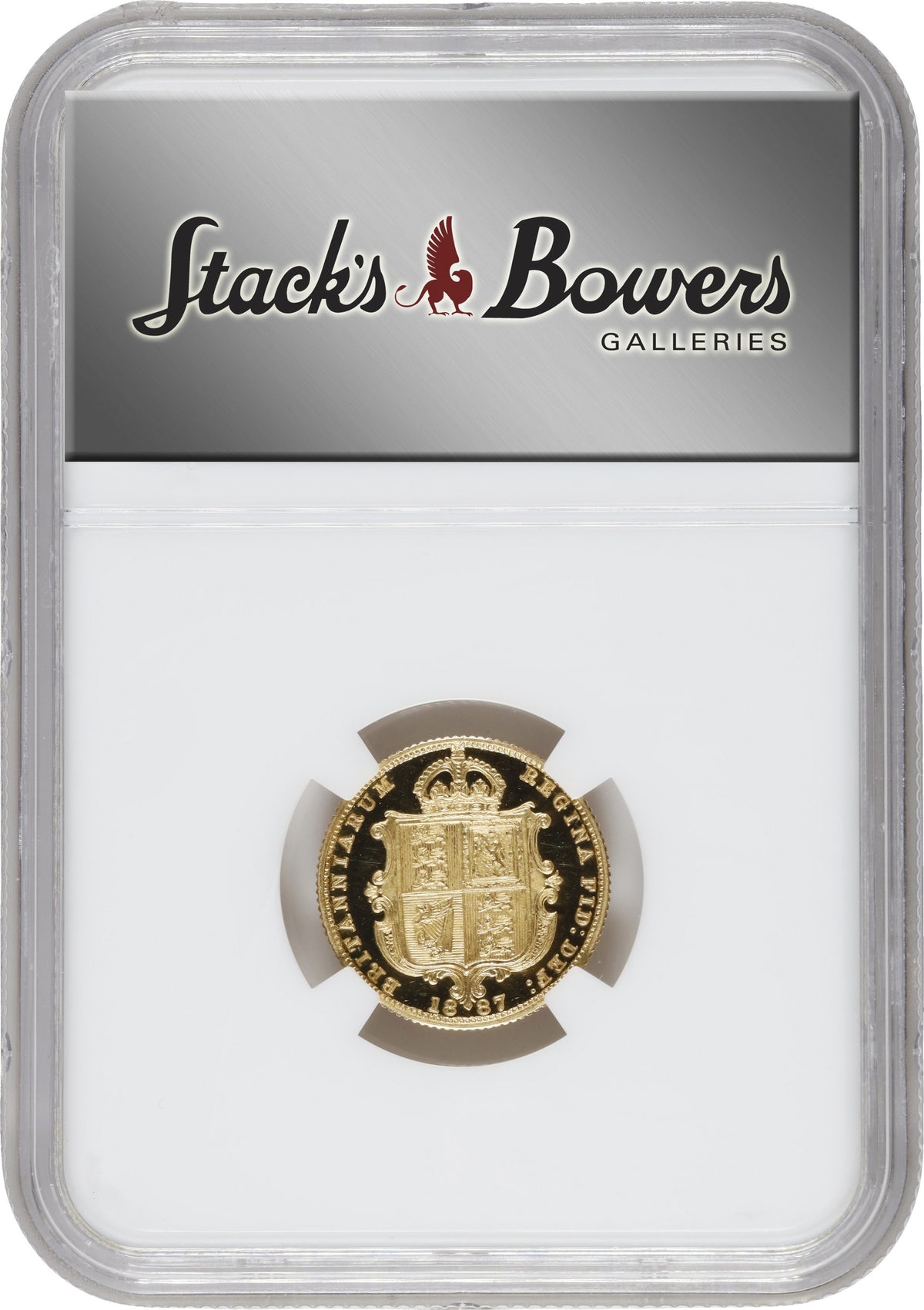 イギリス 1887 ヴィクトリア ハーフソブリン金貨 NGC PR64 ウルトラカメオ