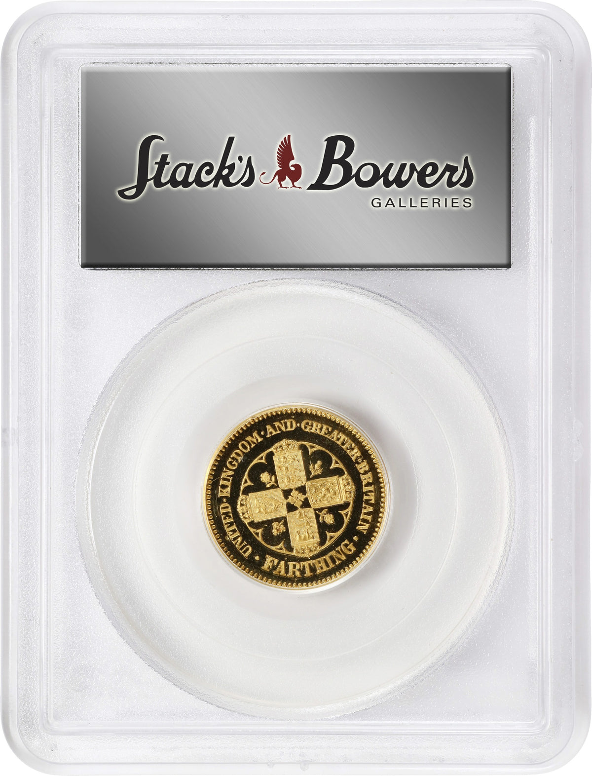 イギリス 1860 ヴィクトリア ファージング 金製試作貨 PCGS PR64