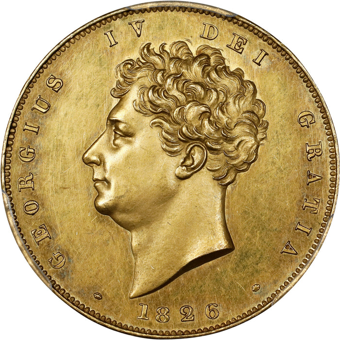 【入札予約】イギリス 1826 ジョージ4世 2ポンド金貨 プルーフ PCGS PR62